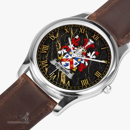 Irish Dermond or O Dermond Irish Coat of Arms Irish Watch Leather Strap Classic Quartz Watch