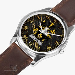 Irish Dixon Irish Coat of Arms Irish Watch Leather Strap Classic Quartz Watch