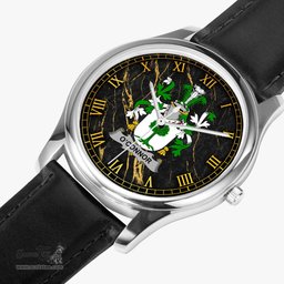 Irish Connor or O Connor Don Irish Coat of Arms Irish Watch Leather Strap Classic Quartz Watch