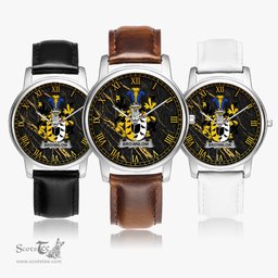 Irish Brownlow Irish Coat of Arms Irish Watch Leather Strap Classic Quartz Watch