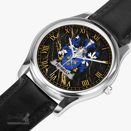 Irish Fennelly or O Fennelly Irish Coat of Arms Irish Watch Leather Strap Classic Quartz Watch