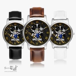 Irish Hand or McClave Irish Coat of Arms Irish Watch Leather Strap Classic Quartz Watch