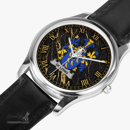 Irish Golding Irish Coat of Arms Irish Watch Leather Strap Classic Quartz Watch