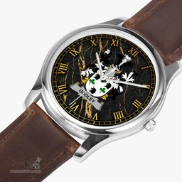 Irish Godley Irish Coat of Arms Irish Watch Leather Strap Classic Quartz Watch
