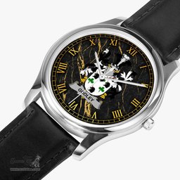 Irish Godley Irish Coat of Arms Irish Watch Leather Strap Classic Quartz Watch