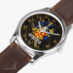 Irish Chatterton Irish Coat of Arms Irish Watch Leather Strap Classic Quartz Watch