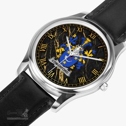 Irish Comerford Irish Coat of Arms Irish Watch Leather Strap Classic Quartz Watch