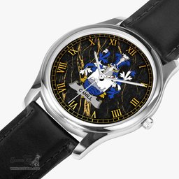 Irish Cahill or O Cahill Irish Coat of Arms Irish Watch Leather Strap Classic Quartz Watch