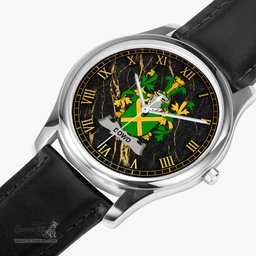 Irish Dowd or O Dowd Irish Coat of Arms Irish Watch Leather Strap Classic Quartz Watch