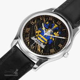Irish Holte or Holt Irish Coat of Arms Irish Watch Leather Strap Classic Quartz Watch