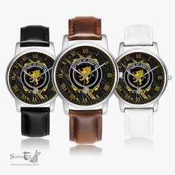 Irish House of GRIFFIN Irish Coat of Arms Irish Watch Leather Strap Classic Quartz Watch