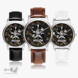 Irish Forster Irish Coat of Arms Irish Watch Leather Strap Classic Quartz Watch