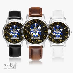 Irish Griffith Irish Coat of Arms Irish Watch Leather Strap Classic Quartz Watch