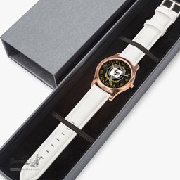 Irish House of MACMAHON Oriel Irish Coat of Arms Irish Watch Leather Strap Classic Quartz Watch
