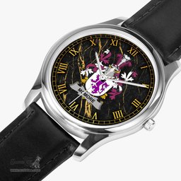 Irish McMore or More Irish Coat of Arms Irish Watch Leather Strap Classic Quartz Watch