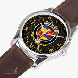 Irish House of BUTLER Irish Coat of Arms Irish Watch Leather Strap Classic Quartz Watch