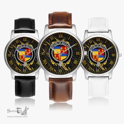Irish House of BUTLER Irish Coat of Arms Irish Watch Leather Strap Classic Quartz Watch