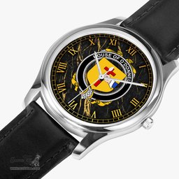 Irish House of O DONNELL Irish Coat of Arms Irish Watch Leather Strap Classic Quartz Watch