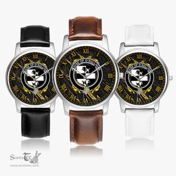 Irish House of O SULLIVAN Beare Irish Coat of Arms Irish Watch Leather Strap Classic Quartz Watch