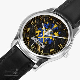 Irish Jameson Irish Coat of Arms Irish Watch Leather Strap Classic Quartz Watch