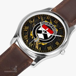 Irish House of O TIERNEY Irish Coat of Arms Irish Watch Leather Strap Classic Quartz Watch