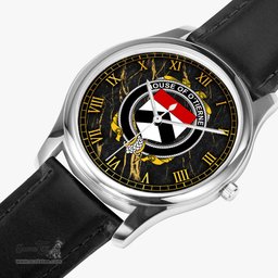 Irish House of O TIERNEY Irish Coat of Arms Irish Watch Leather Strap Classic Quartz Watch