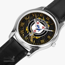 Irish House of O CROWLEY Irish Coat of Arms Irish Watch Leather Strap Classic Quartz Watch