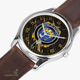 Irish House of O FOGARTY Irish Coat of Arms Irish Watch Leather Strap Classic Quartz Watch