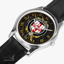 Irish House of O NOLAN Irish Coat of Arms Irish Watch Leather Strap Classic Quartz Watch