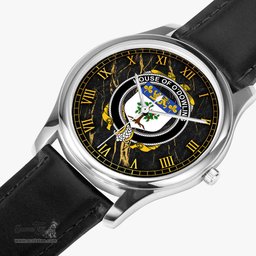 Irish House of O DOWLING Irish Coat of Arms Irish Watch Leather Strap Classic Quartz Watch