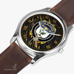 Irish House of O DOWLING Irish Coat of Arms Irish Watch Leather Strap Classic Quartz Watch