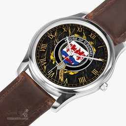 Irish House of O DONNELLY Irish Coat of Arms Irish Watch Leather Strap Classic Quartz Watch