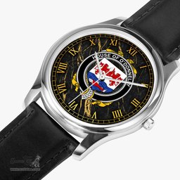 Irish House of O DONNELLY Irish Coat of Arms Irish Watch Leather Strap Classic Quartz Watch