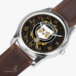 Irish House of O CULLANE or Collins Irish Coat of Arms Irish Watch Leather Strap Classic Quartz Watch