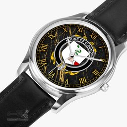 Irish House of O DONOVAN Irish Coat of Arms Irish Watch Leather Strap Classic Quartz Watch