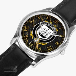Irish House of O DRISCOLL Irish Coat of Arms Irish Watch Leather Strap Classic Quartz Watch