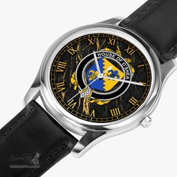 Irish House of O SHEA Irish Coat of Arms Irish Watch Leather Strap Classic Quartz Watch