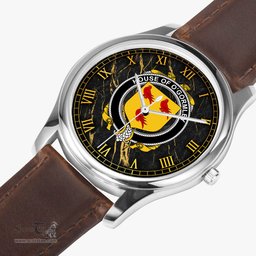 Irish House of O GORMLEY Irish Coat of Arms Irish Watch Leather Strap Classic Quartz Watch
