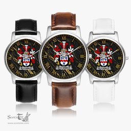 Irish McCormick Irish Coat of Arms Irish Watch Leather Strap Classic Quartz Watch