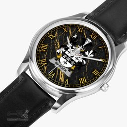 Irish Madock or Maddox Irish Coat of Arms Irish Watch Leather Strap Classic Quartz Watch