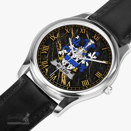 Irish Millerd Irish Coat of Arms Irish Watch Leather Strap Classic Quartz Watch