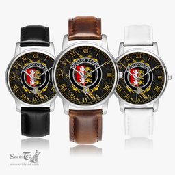 Irish House of O GRADY Irish Coat of Arms Irish Watch Leather Strap Classic Quartz Watch