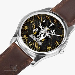 Irish Palliser Irish Coat of Arms Irish Watch Leather Strap Classic Quartz Watch