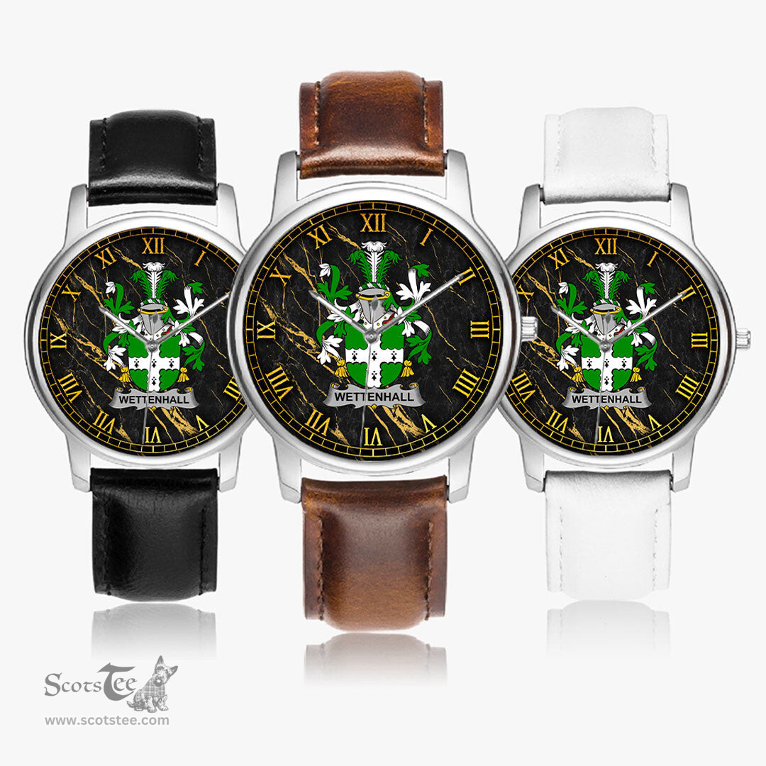 Irish Wettenhall Irish Coat of Arms Irish Watch Leather Strap Classic Quartz Watch