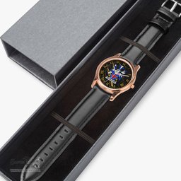 Irish Pendleton Irish Coat of Arms Irish Watch Leather Strap Classic Quartz Watch