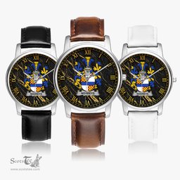 Irish Norreys Irish Coat of Arms Irish Watch Leather Strap Classic Quartz Watch