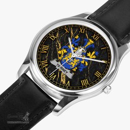 Irish Tierney or O Tierney Irish Coat of Arms Irish Watch Leather Strap Classic Quartz Watch