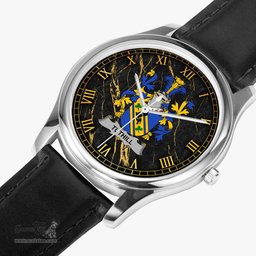 Irish Tuthill Irish Coat of Arms Irish Watch Leather Strap Classic Quartz Watch