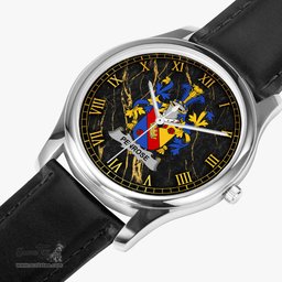 Irish Penrose Irish Coat of Arms Irish Watch Leather Strap Classic Quartz Watch