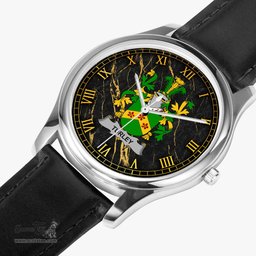Irish Turley Irish Coat of Arms Irish Watch Leather Strap Classic Quartz Watch